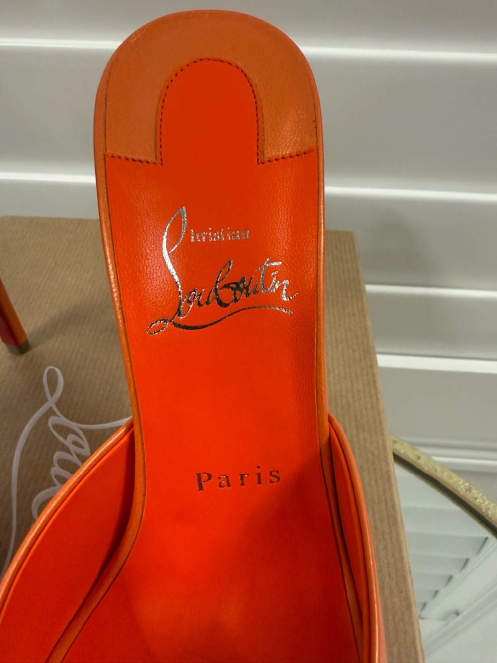Christian Louboutin Miss Z Pointed Toe Sandal women’s  Size 38 - Picture 4 of 7